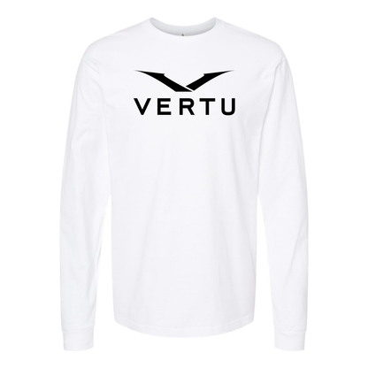Men's Vertu Logo Cotton Long Sleeve T-Shirt