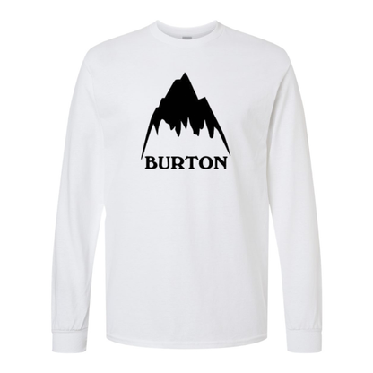 Men's  Burton Mountain  Gildan Heavy Cotton Long Sleeve T-Shirt