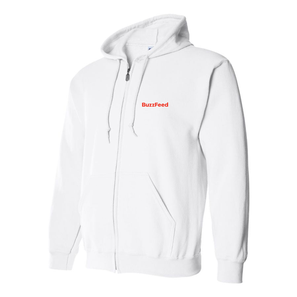 Men's BuzzFeed Logo Zipper Hoodie