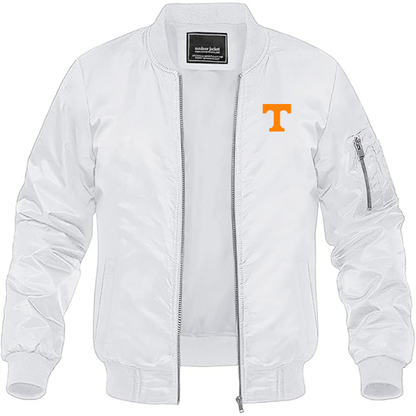 Men's Tennessee Volunteers Lightweight Bomber Jacket - White
