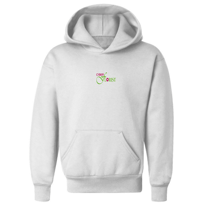 Youth Cyber Florist  Logo   Pullover Hoodie