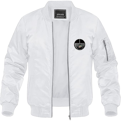 Men's Automobili Turismo e Sport Logo Lightweight Bomber Jacket Windbreaker Softshell Varsity Jacket Coat