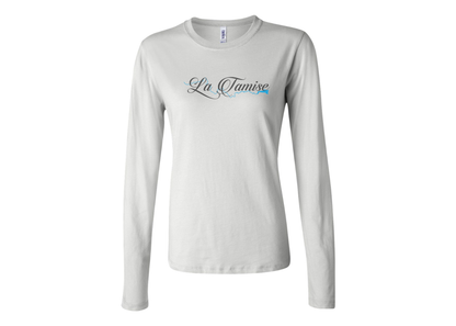 BELLA CANVAS Women’s La Tamise Logo Jersey Long Sleeve Tee