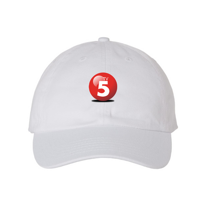 ABC TV5 Logo  Valucap Adult Bio-Washed Classic Dad Hat