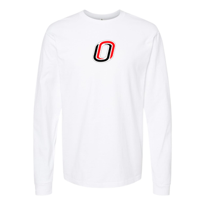 Youth Nebraska Omaha Mavericks Logo  Long sleeves