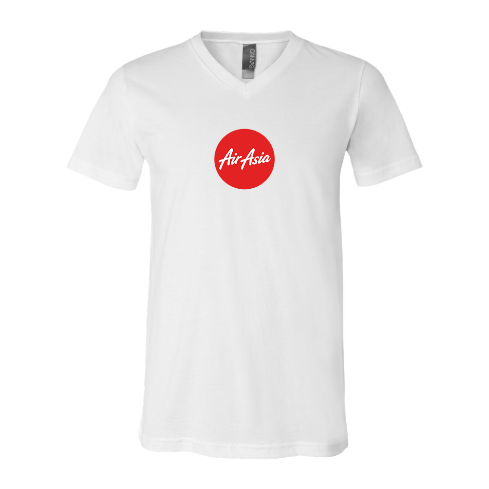 Air Asia Logo BELLA  CANVAS - Jersey V-Neck T-Shirt