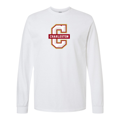 Men's  Charleston Cougars Gildan Heavy Cotton Long Sleeve T-Shirt