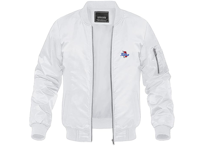 Men's Tulsa Golden Hurricane Lightweight Bomber Jacket Windbreaker Softshell Varsity Jacket Coat