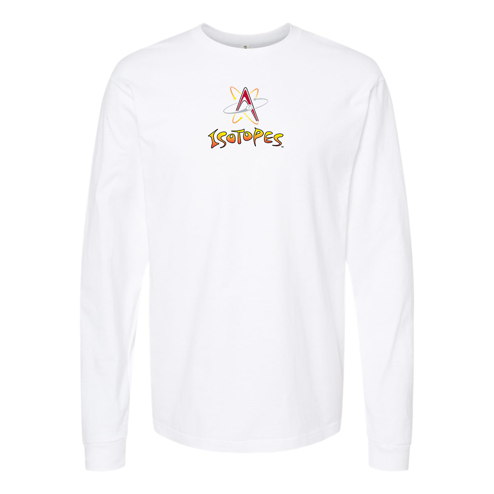 Youth Albuquerque Isotopes Logo Cotton Long Sleeve T-Shirt