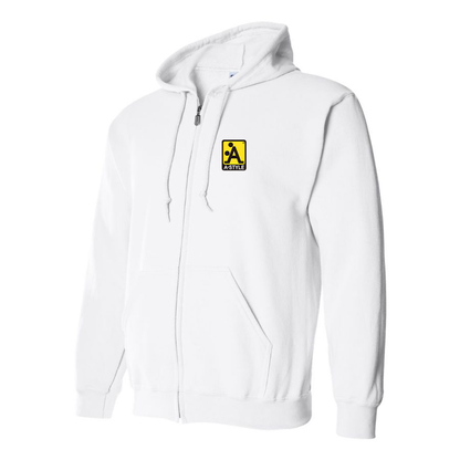 Men's A Style Logo Zipper Hoodie