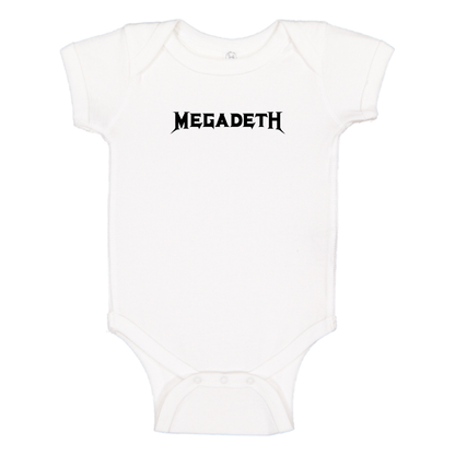 Megadeth Logo Baby Onesie Romper
