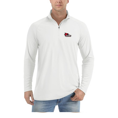 Men's SEMO Redhawks Logo Lightweight Quarter-Zip Athletic Shirt Long Sleeve Performance Wear