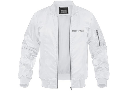 Men's Fleet Foxes Logo Lightweight Bomber Jacket Windbreaker Softshell Varsity Jacket Coat