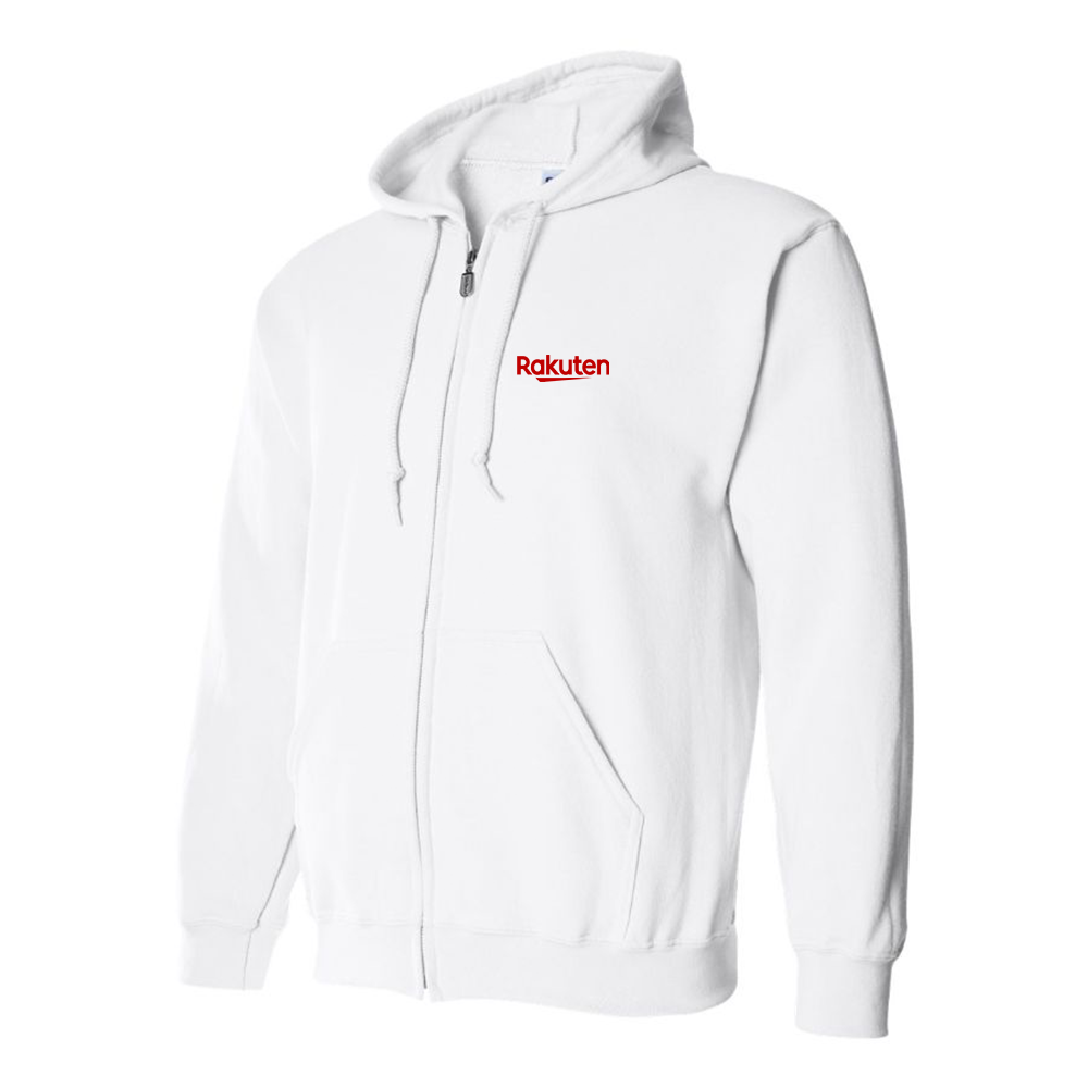 Men's Rakuten Logo Zipper Hoodie