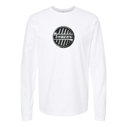 Men's Vencer Logo Cotton Long Sleeve T-Shirt