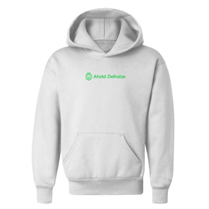 Youth  Ahold Delhaize Vertical Logo  Pullover Hoodie