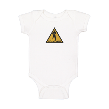 Men at Work Logo Baby Romper Onesie