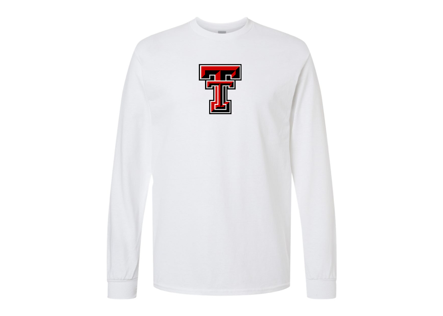 Men's Texas Tech Red Raiders Gildan Heavy Cotton Long Sleeve T-Shirt