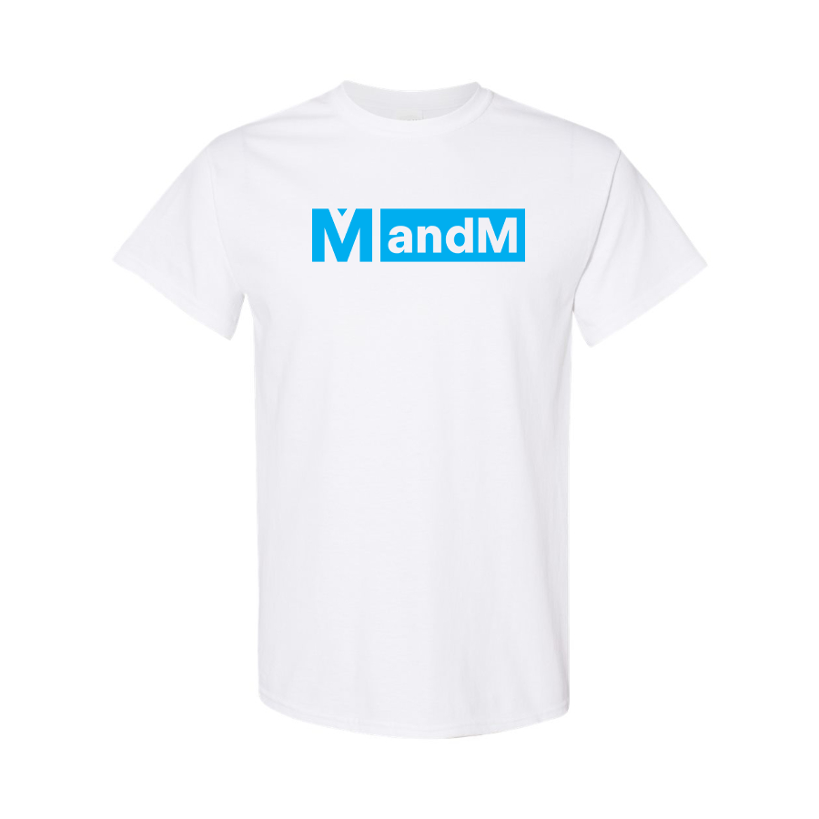 Men's MandM   Logo Cotton T-Shirt