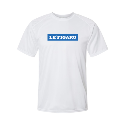Men's Le Figaro Logo Polyester T-Shirt