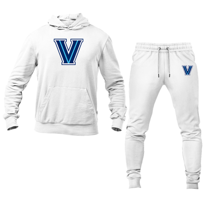 Men's Villanova Wildcats Logo Hoodie Joggers Set