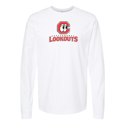 Men's Chattanooga Lookouts  Logo Cotton Long Sleeve T-Shirt