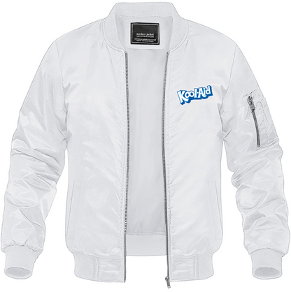 Men's kool-Aid Lightweight Bomber Jacket - White