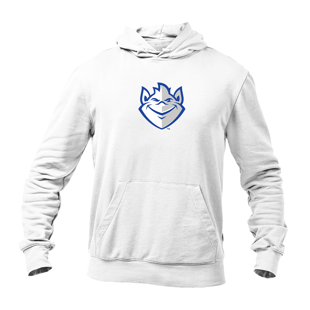 Men's Saint Louis Billikens Logo Gildan  Heavy Blend Hooded Sweatshirt