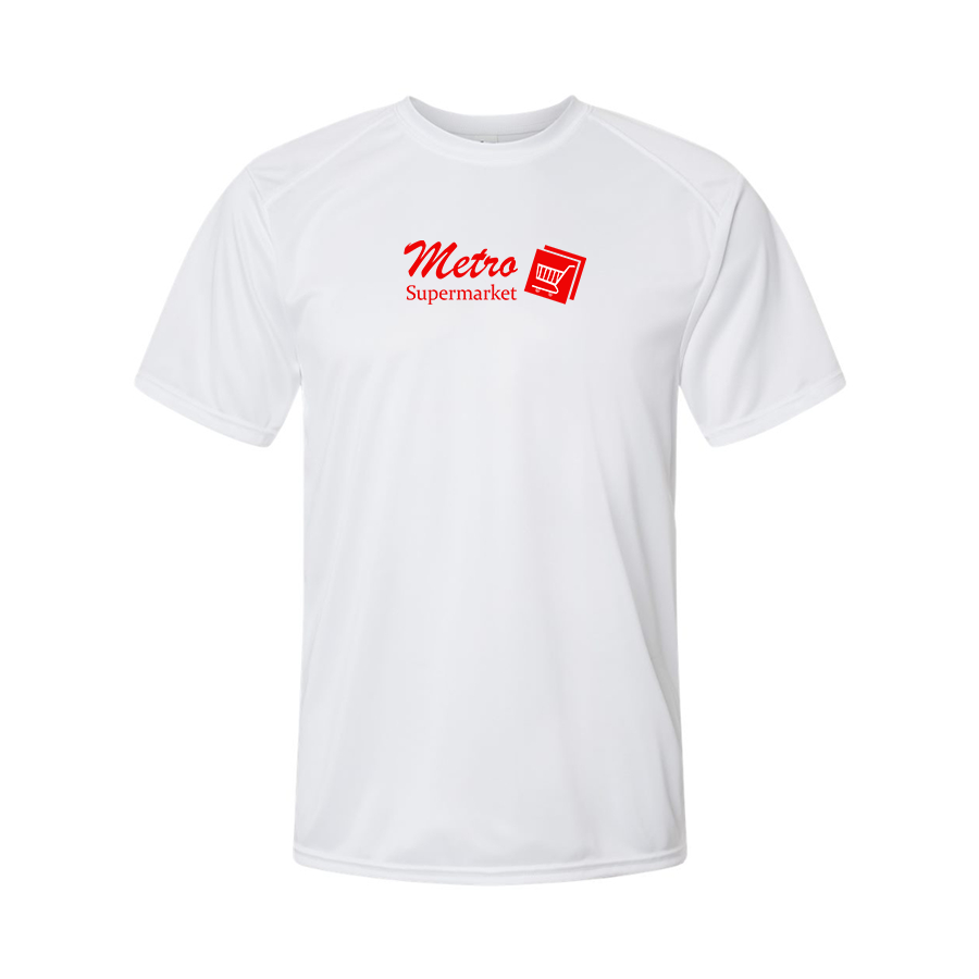 Men's Metro Supermarket Logo   Performance T-Shirt
