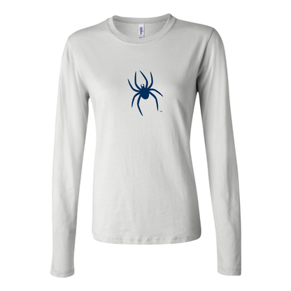 BELLA CANVAS Women’s Richmond Spiders Logo Jersey Long Sleeve Tee