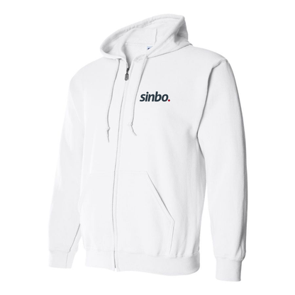 Men's Sinbo Logo  Zipper Hoodie