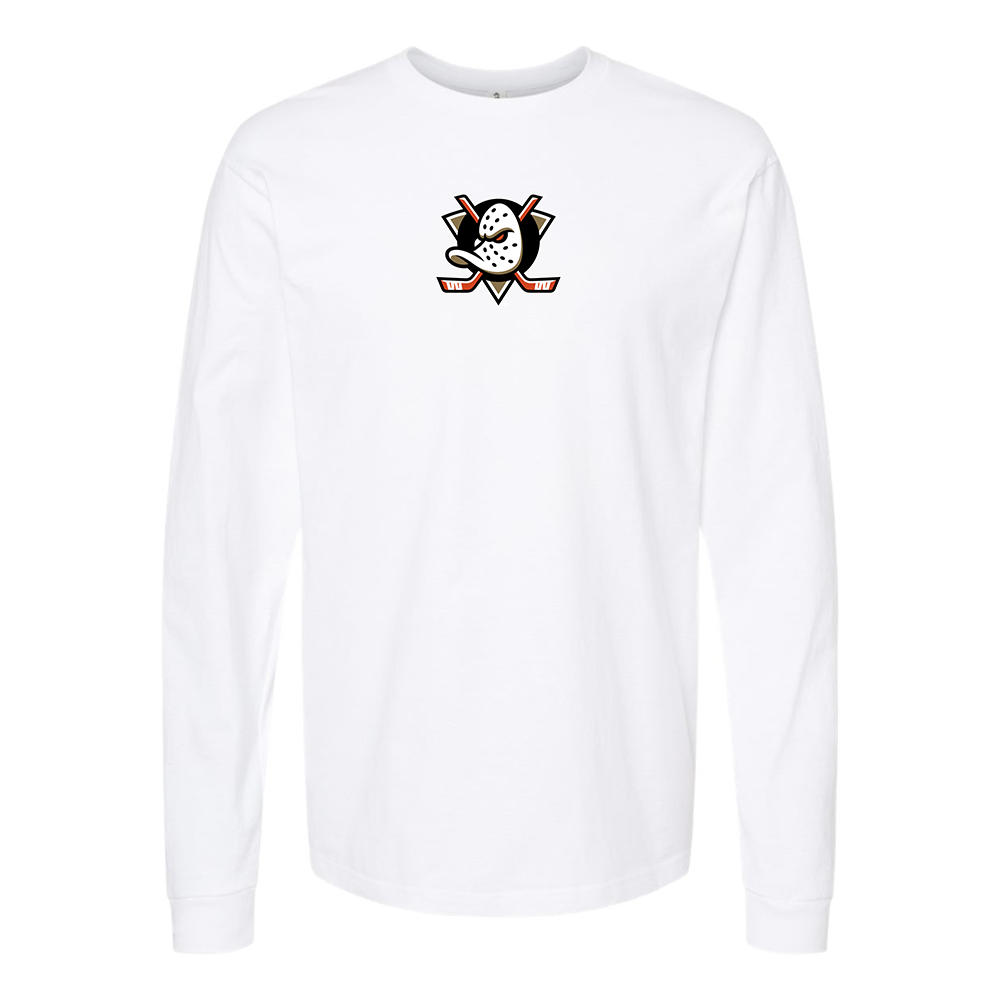 Men's Anaheim Ducks Logo Long Sleeve T-Shirt