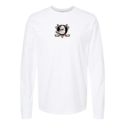 Men's Anaheim Ducks Logo Long Sleeve T-Shirt