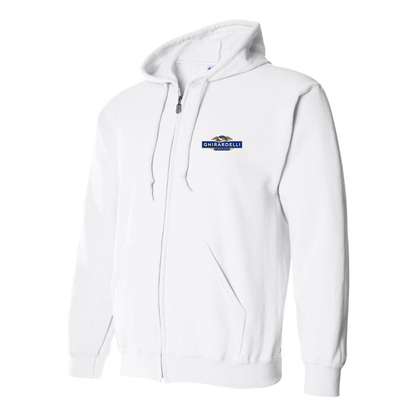 Men's Ghirardell Logo Zipper Hoodie