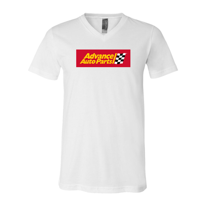 Advance Auto Parts Logo BELLA  CANVAS - Jersey V-Neck T-Shirt