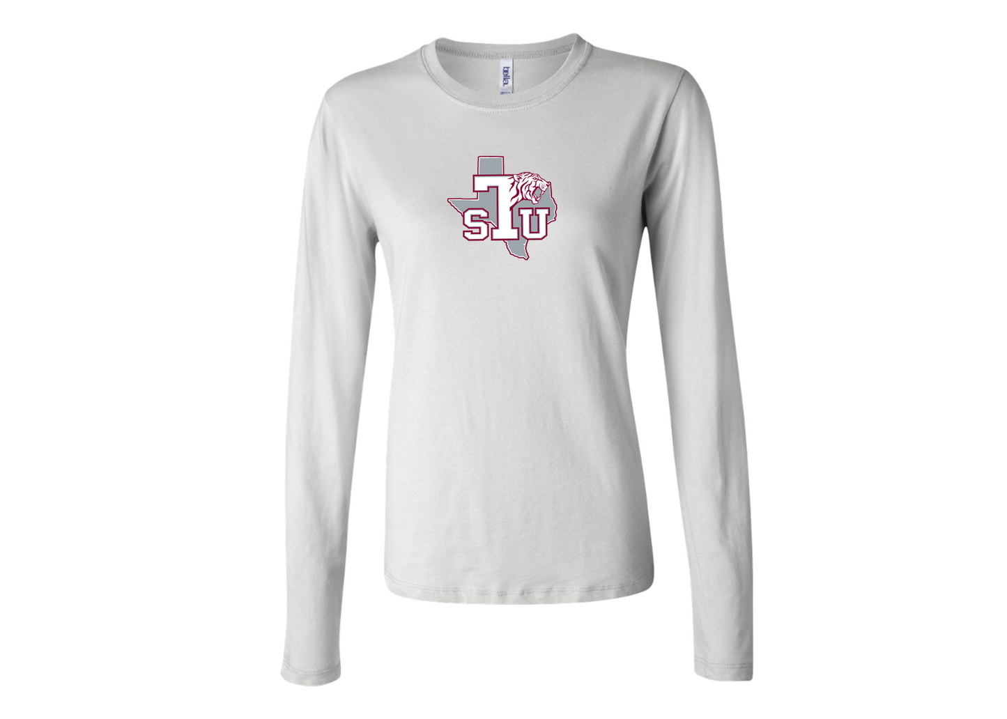 BELLA CANVAS Women’s Texas Southern Tigers Jersey Long Sleeve Tee