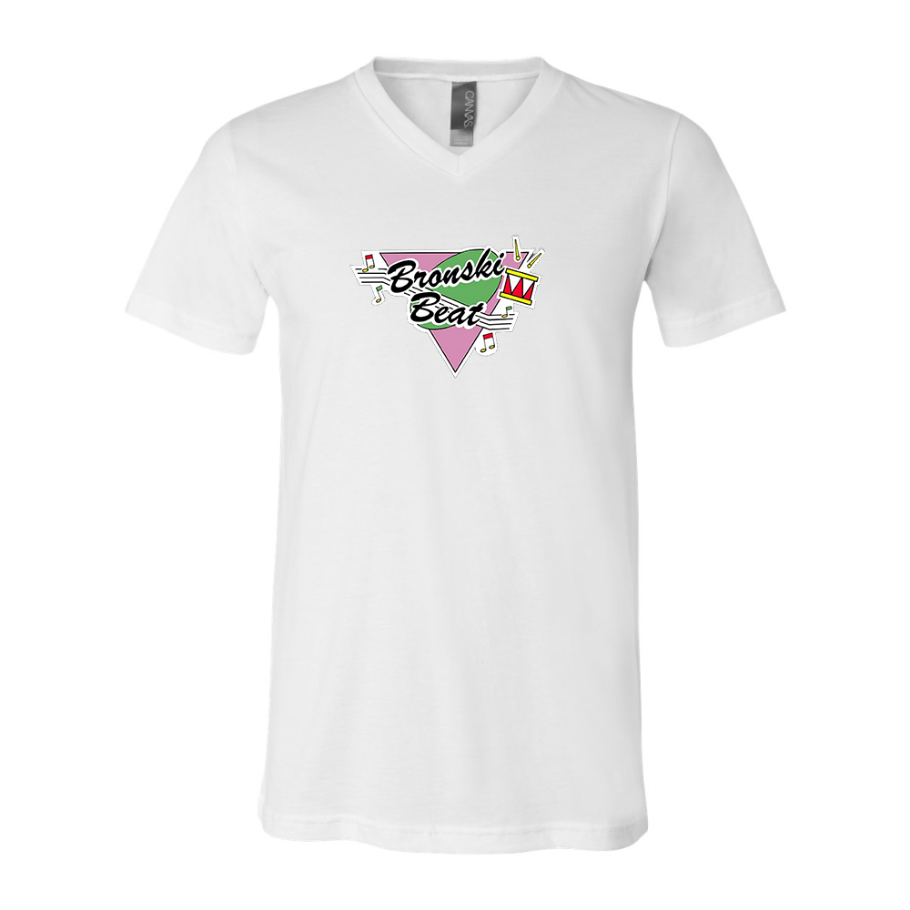 Bronski Beat BELLA  CANVAS - Jersey V-Neck T-Shirt