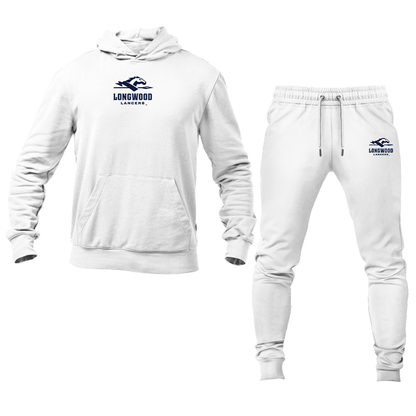 Men's  Longwood Lancers Logo Hoodie Joggers Set