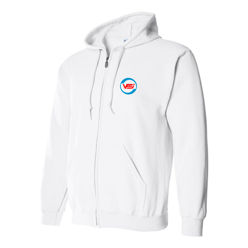 Men's Vehicle Factory Jabalpur Logo Zipper Hoodie
