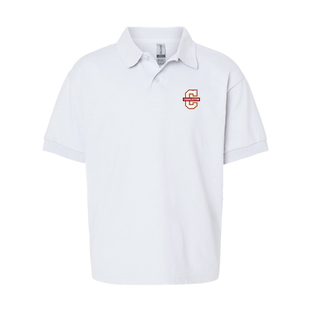 Youth Charleston Cougars Gildan Dry Blend Jersey Polo
