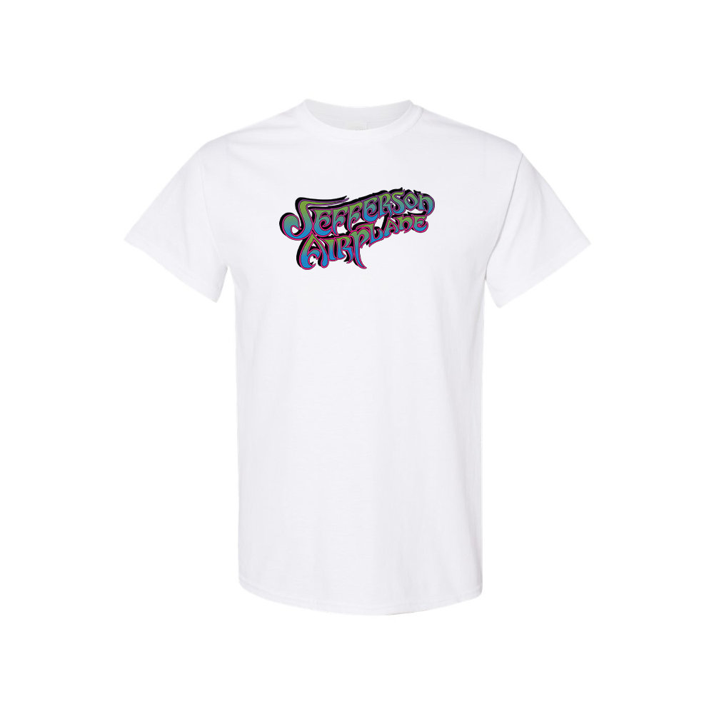 Men's Jefferson Airplane Logo Cotton T-Shirt