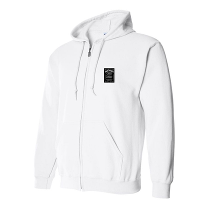 Men's Jack Daniels Logo Zipper Hoodie