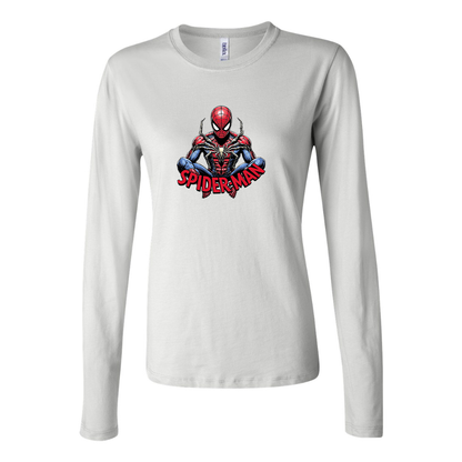 BELLA CANVAS Women’s Spider-Man 2025 Jersey Long Sleeve Tee