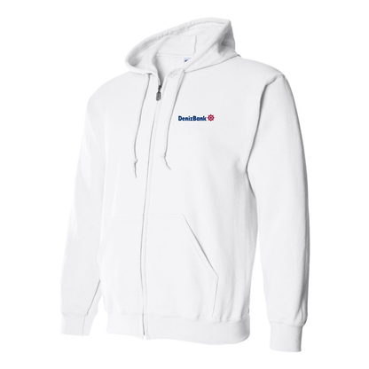 Men's DenizBank Logo Zipper Hoodie