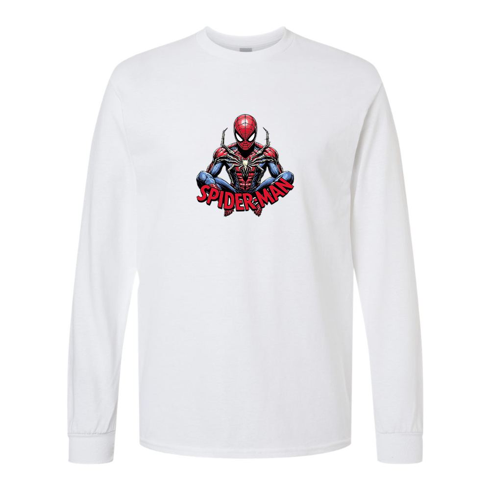 Men's Spider-Man 2025 Gildan Heavy Cotton Long Sleeve T-Shirt