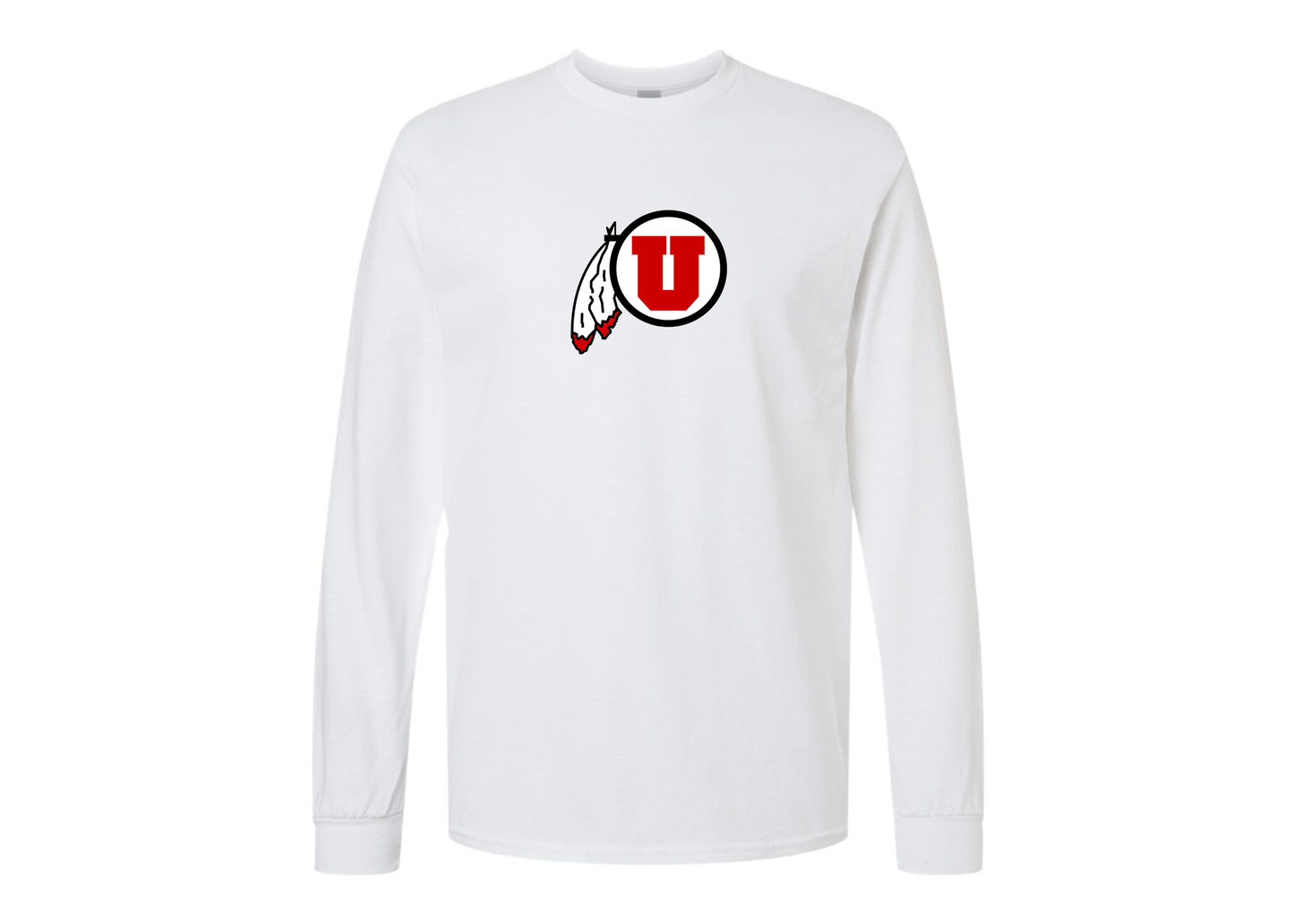 Men's Utah Utes Gildan Heavy Cotton Long Sleeve T-Shirt