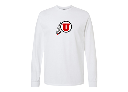 Men's Utah Utes Gildan Heavy Cotton Long Sleeve T-Shirt