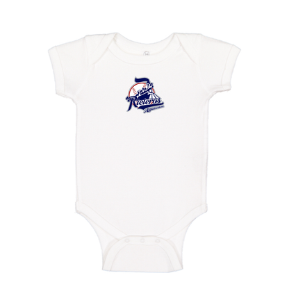 Aguascalientes Rieleros Logo Baby Romper Onesie