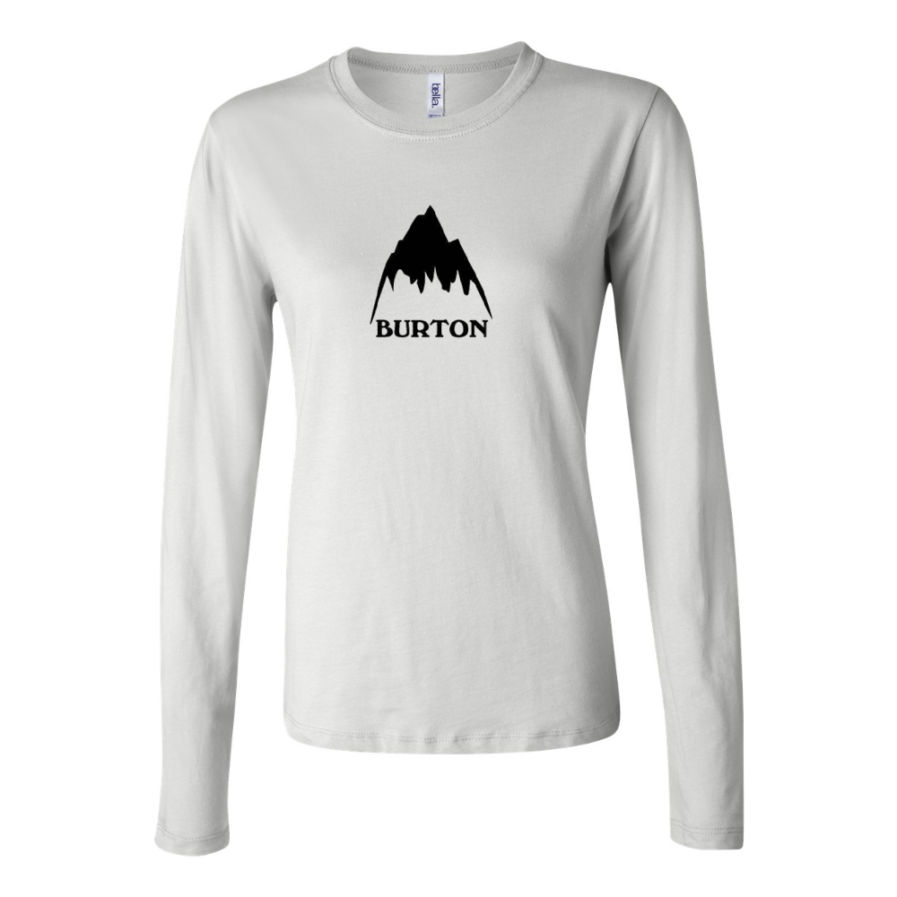 BELLA CANVAS Women’s  Burton Mountain  Jersey Long Sleeve Tee