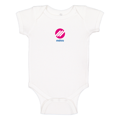 Lausanne Métro Logo  Baby Onesie Romper